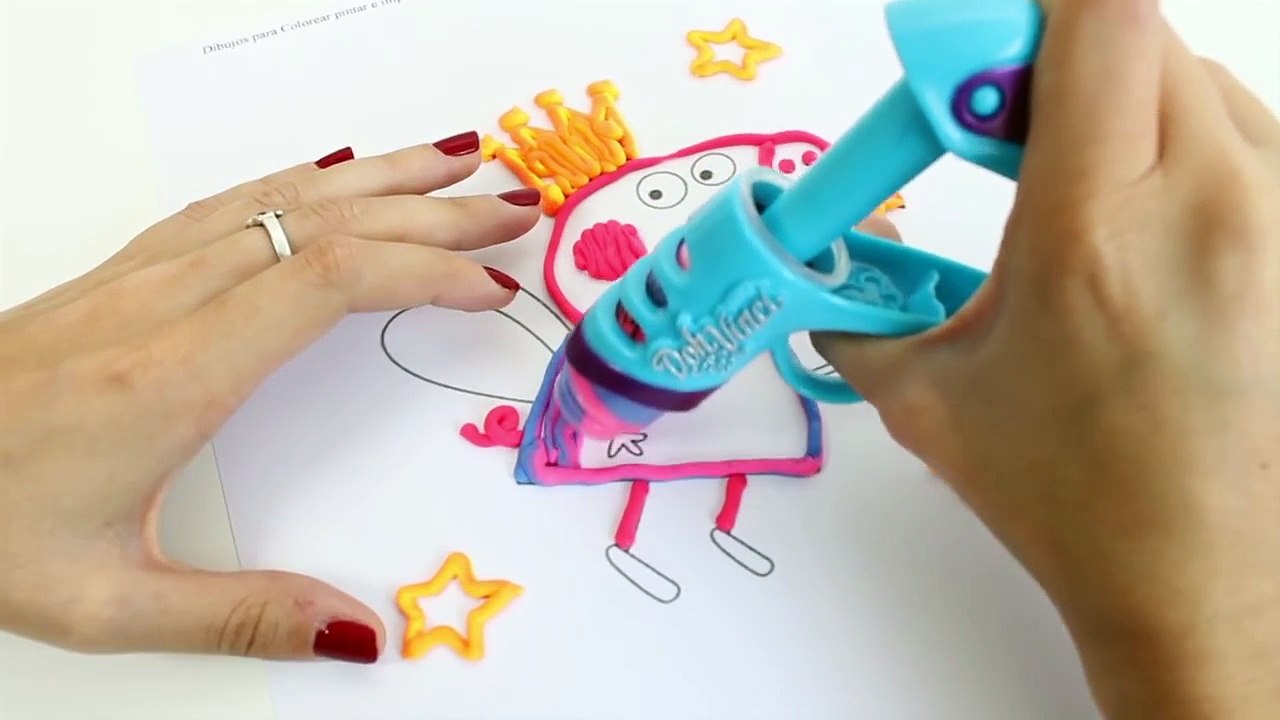 Peppa Pig Play-Doh DohVinci Art Studio Design Peppa Pig with Play Doh Vinci Dibujar con Plastilina