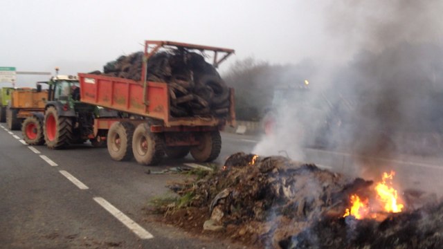 Manif des agriculteurs à Lorient