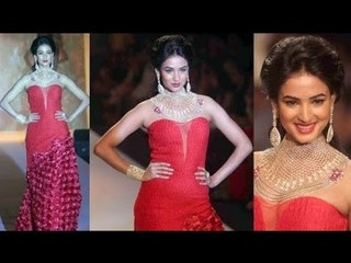 Sonal Chauhan Show Hottest Cleavage | IIJW fashion show 2013