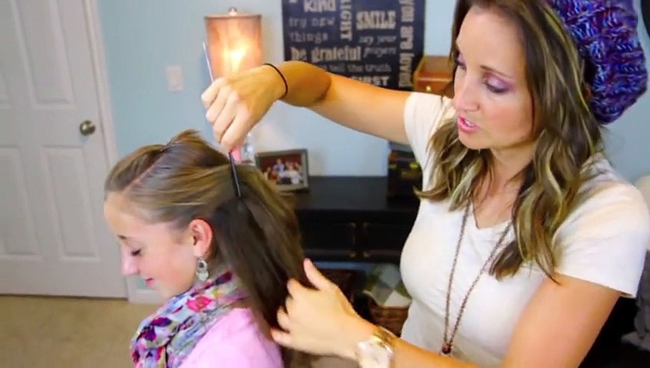 beautifull hair style  amazing pony hair style Double French into High Pony - beauty tips for girls