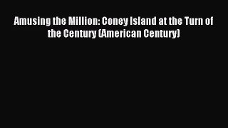 (PDF Download) Amusing the Million: Coney Island at the Turn of the Century (American Century)