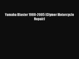 Yamaha Blaster 1988-2005 (Clymer Motorcycle Repair)  Free Books