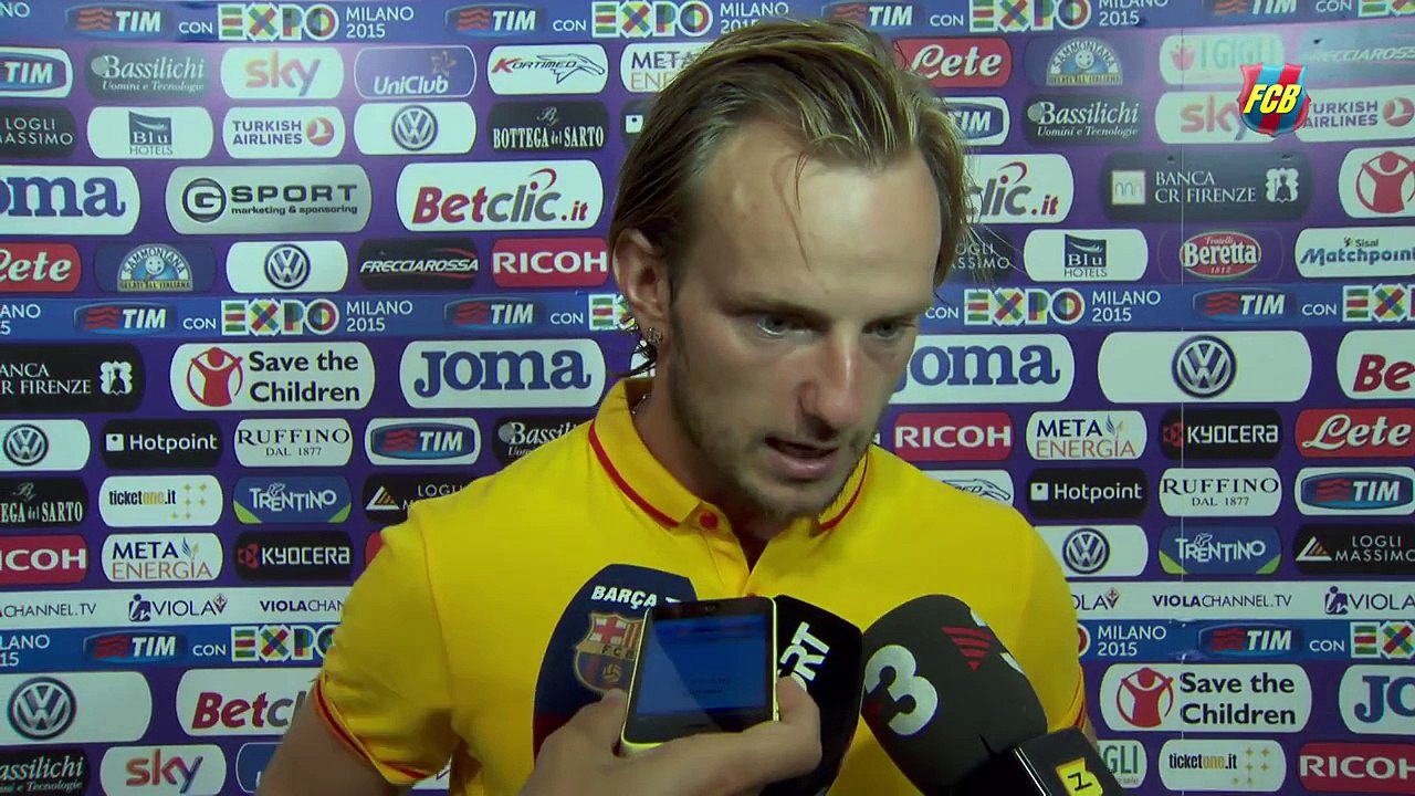 Players' reactions after Fiorentina - FC Barcelona
