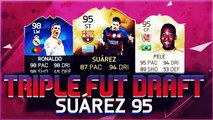 Triple FUT DRAFT | A Por Suárez 95 | FIFA 16 | UT | Pumuscor