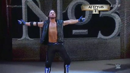 AJ Styles :: WWE Royal Rumble :: Theme Song Live 2016