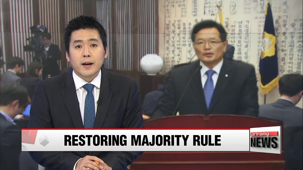 Assembly Speaker unveils arbitration proposal regarding National Assembly Advancement Act