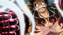 Luffy vs Doflamingo. GEAR 4  KONG GUN ENGSUB