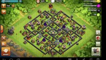 clash of clans 9.seviye köy binası tasarımı