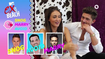 EX ON THE BEACH - MEGAN MCKENNA PLAYS - SNOG MARRY AVOID