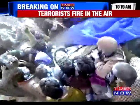 Hizbul Mujahideen Open Fire at The Funeral Of A Terrorist