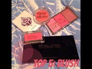 Top 5: Blush | Benecos, H&M, Catrice, Kiko & Makeup Revolution | Stefy ❤