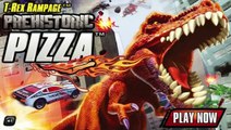 Hot Wheels: T-Rex Rampage Takedown Dinosaur / PREHISTORIC PIZZA
