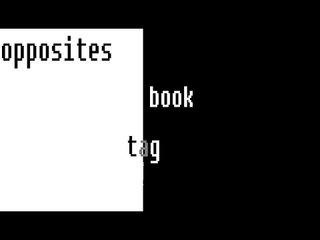 [TAG #4] Opposites Book Tag (italian version)