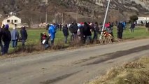 Le Crash de Latvala au Rallye Monte Carlo qui percute un spectateur