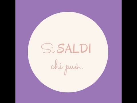 SI SALDI CHI PUO'!!!! Nuovo HAUL (Abbigliamento, Accessori, Make-Up)