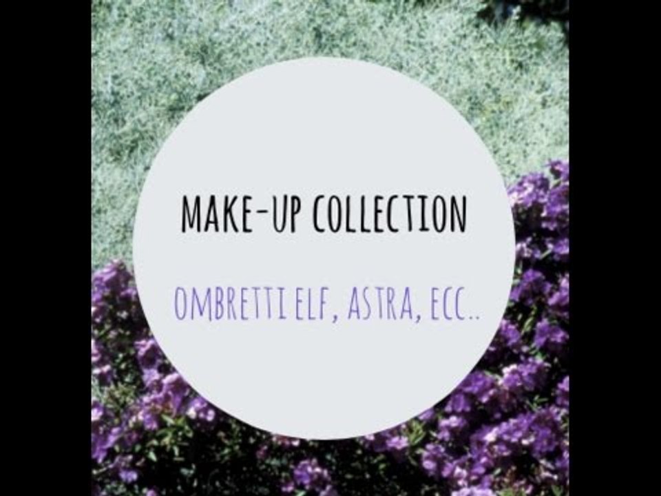 Make Up Collection: OMBRETTI ELF, ASTRA, ECC..