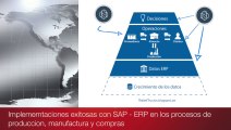 Implememtaciones exitosas con SAP - ERP en los procesos de produccion manufactura y compras en la gestion de la cadena de suministros