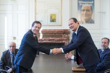 Rencontre entre J-C. Cambadélis et Yitzhak Herzog