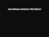 (PDF Download) Java Software Solutions (8th Edition) PDF