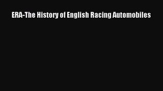 [PDF Download] ERA-The History of English Racing Automobiles [PDF] Online