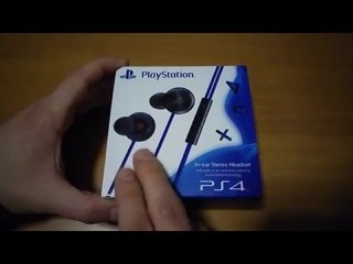 Unboxing Ps4 In-ear Stereo Headset - Cuffie auricolari ufficiali Sony Ps4
