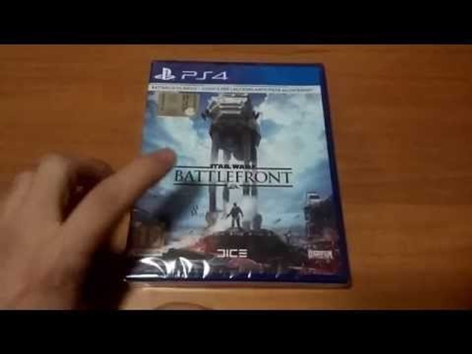 Unboxing Star Wars Battlefront Day One Edition Ps4 [ITA]