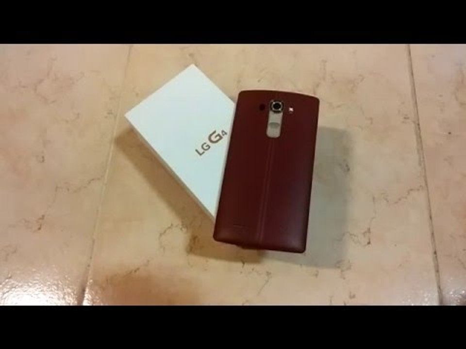 Lg G4 (rosso) - Unboxing e prime impressioni [ITA]