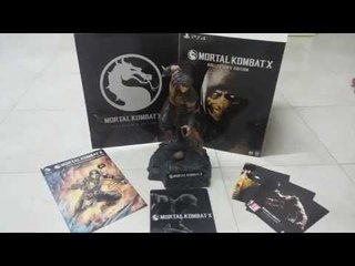 Unboxing Mortal Kombat X Kollector's Edition Ps4 [ITA]