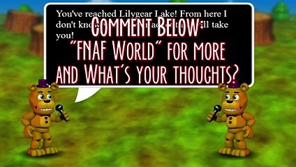 FNAF WORLD ENDING  FNAF WORLD FREDBEAR ENDING  FNAF World Bad Ending