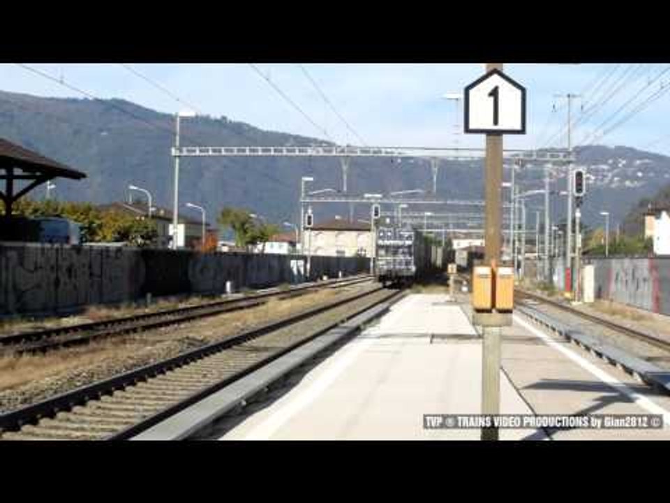 Freight trains on the lake at Maroggia-Melano - part 2