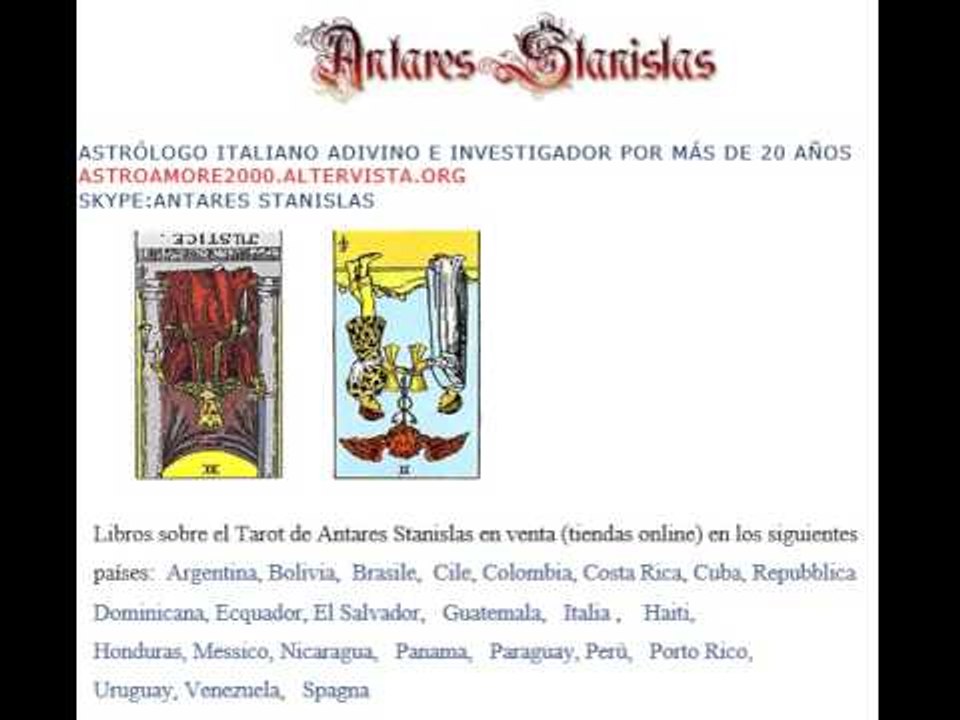 Tarot combinaciones video38