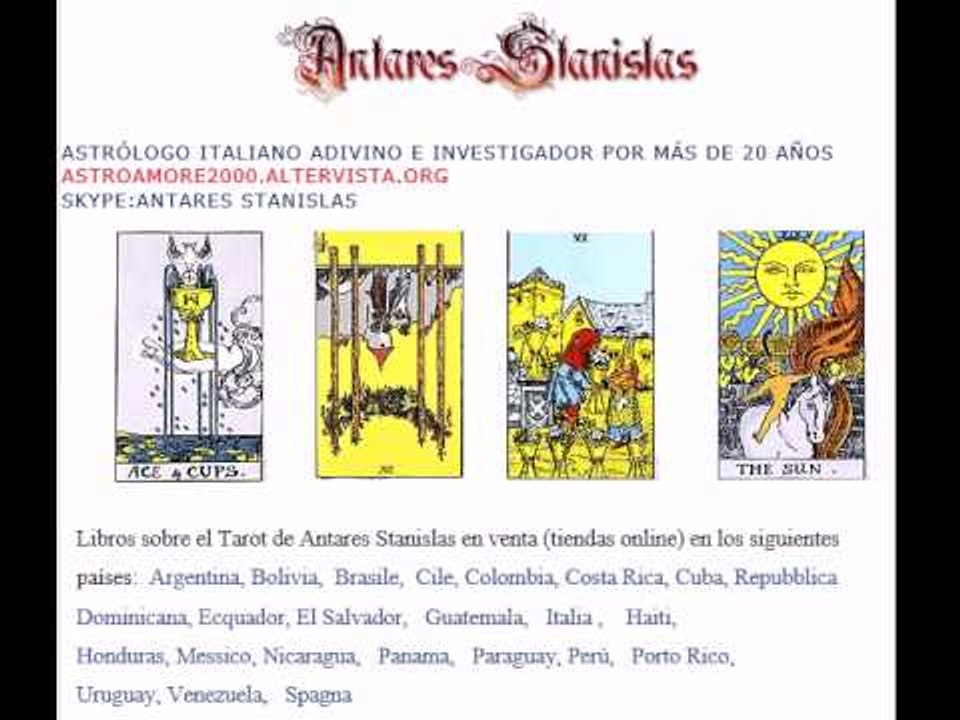 Carta del Tarot video 7