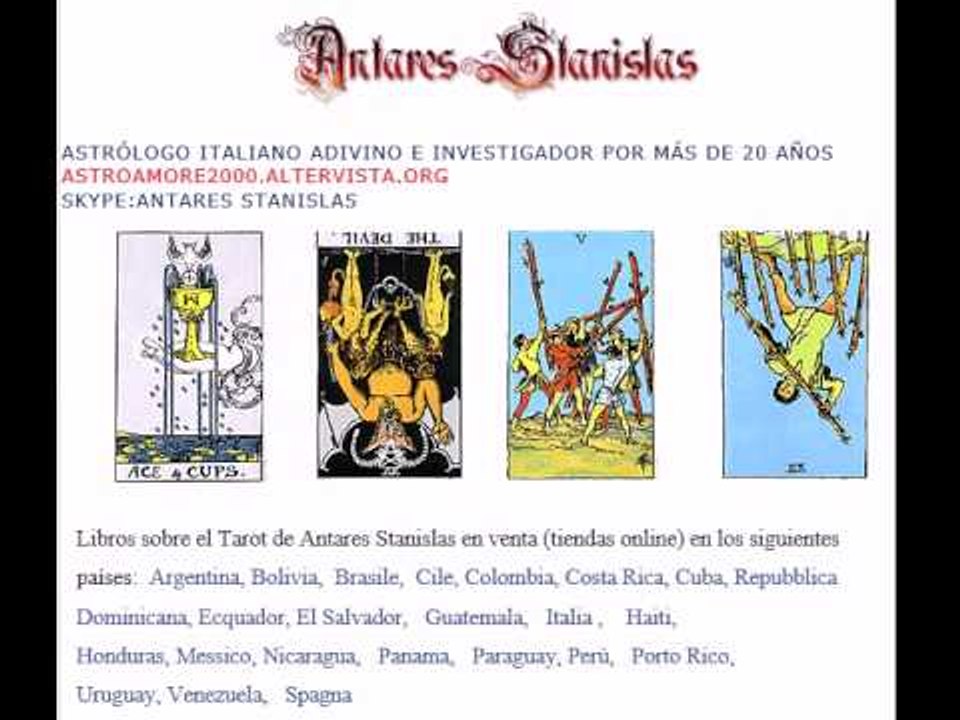 Carta del Tarot video 6