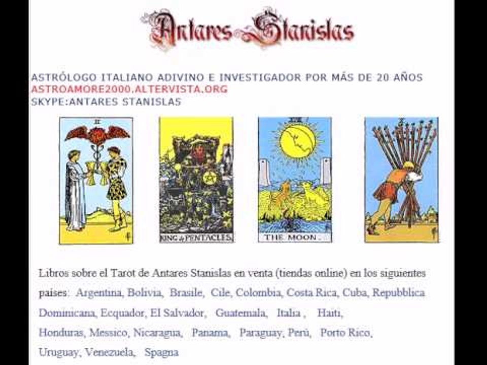 Significado de la carta Tarot video 4