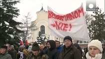 Polonia: manifestación contra la acogida de inmigrantes