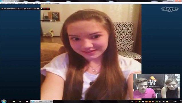 5 -й победитель говорит по скайпу с Ульяной и Глебом