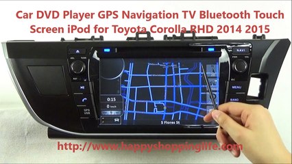 Toyota Corolla RHD 2014-2015 Auto Radio DVD GPS Navi Bluetooth TV