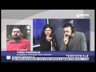 Icaro Tv. Pazzaglia (Fare Comune) a Tempo Reale: non mi ricandido