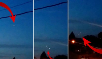 Gökyüzünde Beliren Ufolar İnsanları Tedirgin Etti