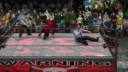 WWE 2K16 kane v big boss man