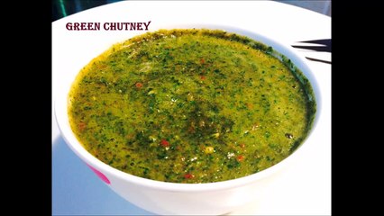 Green Chutney Recipe-Sandwich Chutney-Mint and Coriander Leaves Chutney