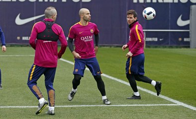 First training session before Copa del Rey second leg
