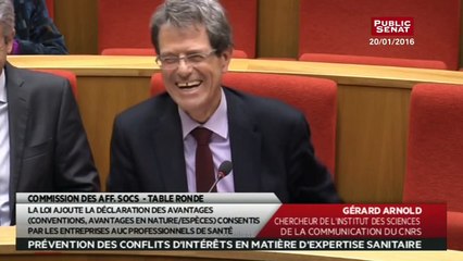 Table ronde sur conflits d'intérêt et expertise sanitaire - Les matins du Sénat (25/01/2016)