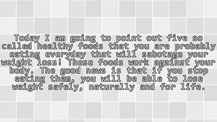 Eating The Right Foods Is More Important Than Dieting