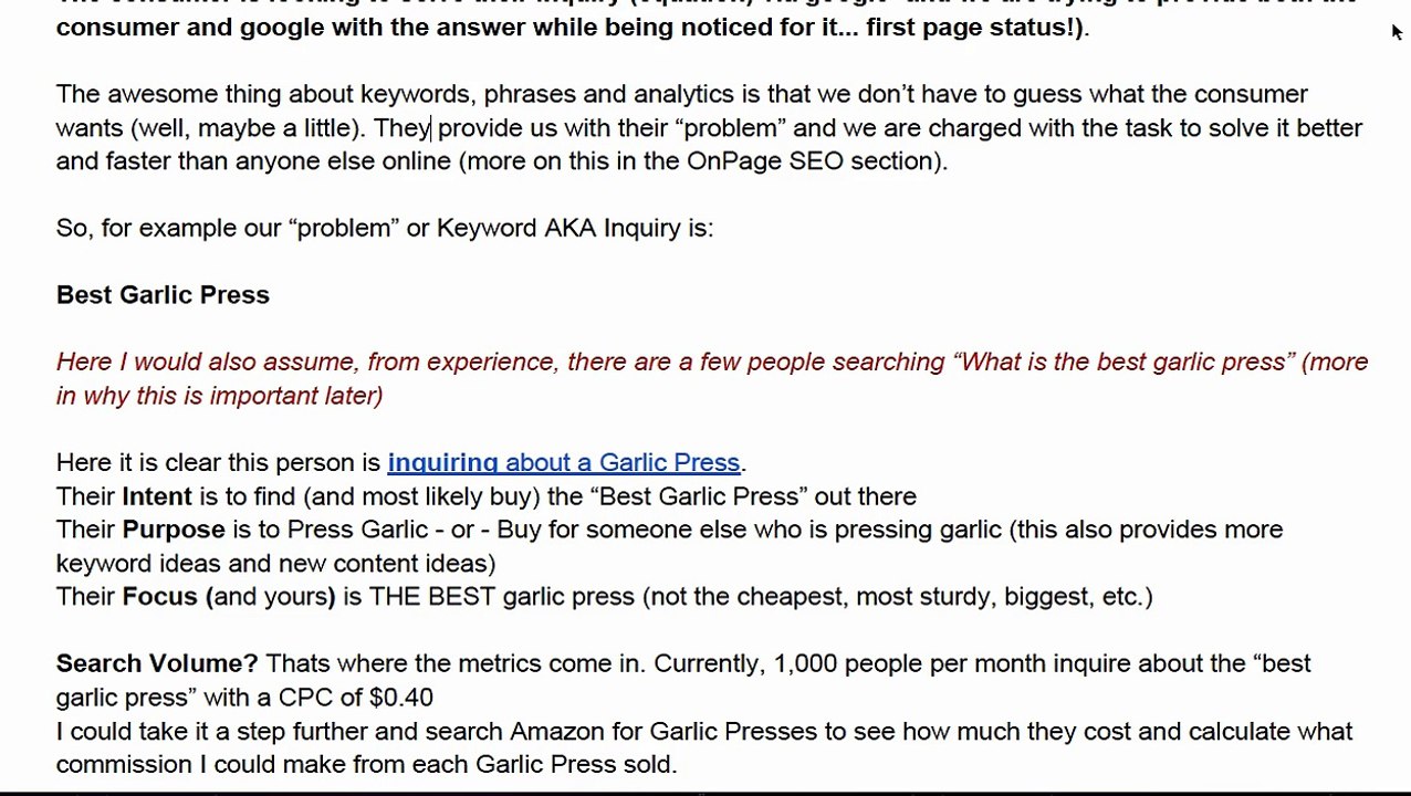 Keyword Research & On Page SEO Guide to Making $2K Per Month Part 3
