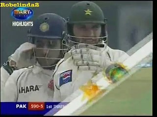 ---Shahid Afridi crazy 24 in 4 balls vs Harbhajan 'slapper' Singh, 4 consecutive SIXES!! - YouTube
