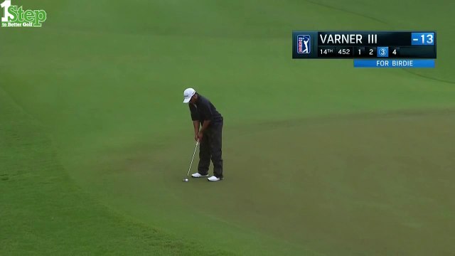 Golf Rookie Harold Varner Drains 70 Footer 2015 Ohl Mayakoba PGA Tour