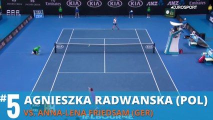Top 5 Points from Day 5 at the Australian Open 24.01.2016 HD