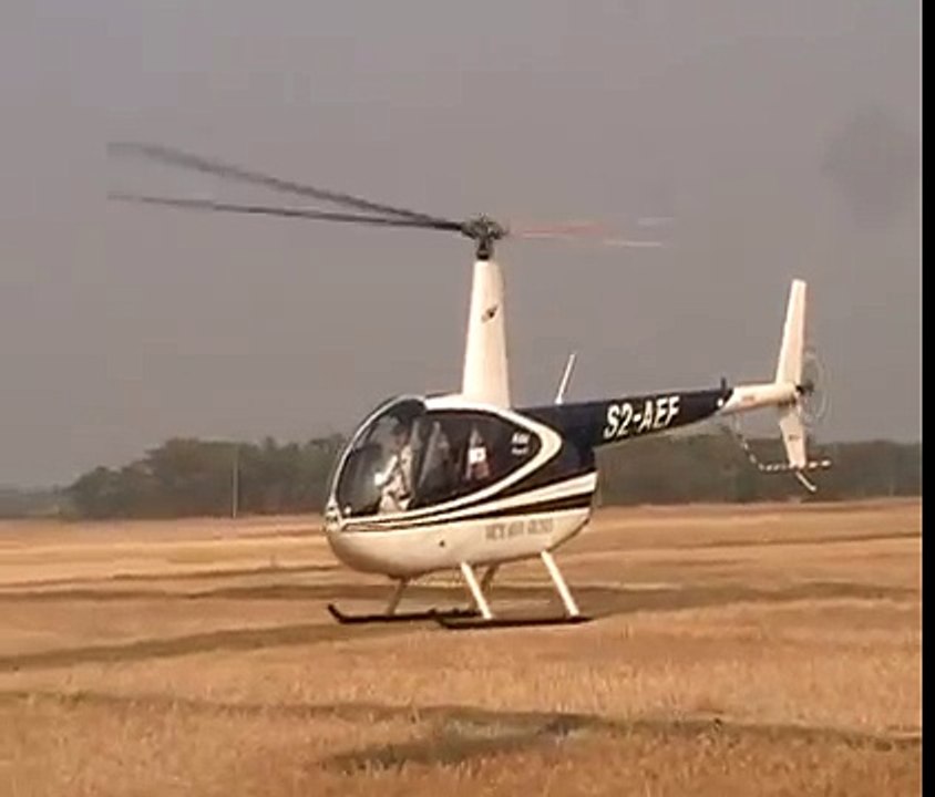 Helicopter Landing in Bangladesh, Feni, Sonagazi village