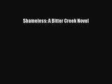 (PDF Download) Shameless: A Bitter Creek Novel Download